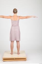 Whole Body T poses Casual Dress Slim Studio photo references
